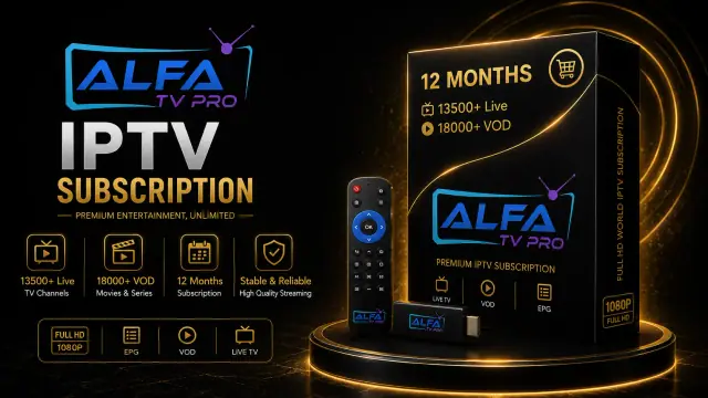 اشتراك ALFA IPTV وXtream IPTV