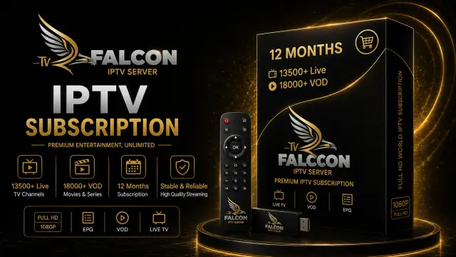 اشتراك فالكون IPTV وFalcon IPTV Pro