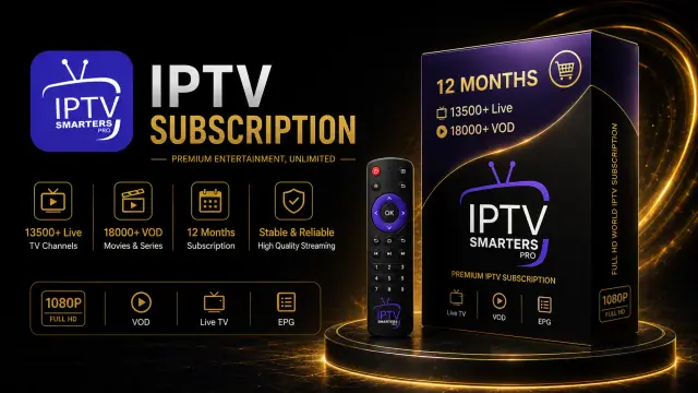اشتراك IPTV Smarters Pro للأجهزة الذكية
